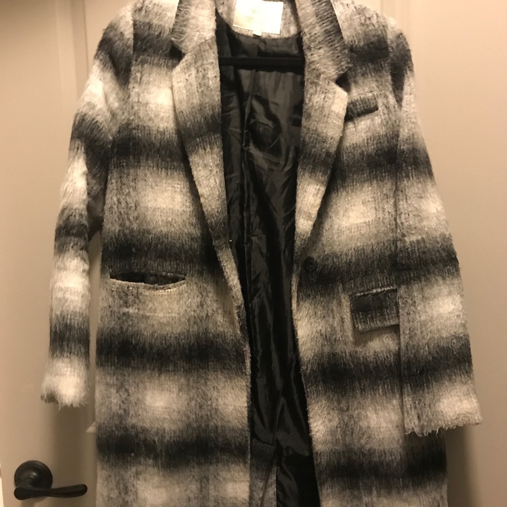 Black and White Coat